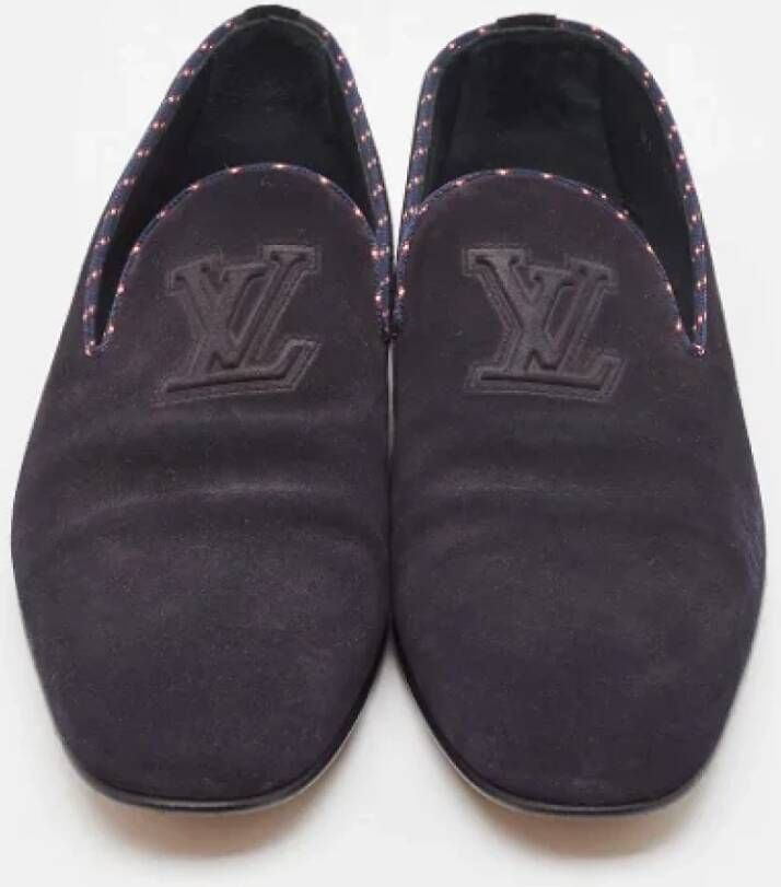 Louis Vuitton Vintage Pre-owned Suede flats Blue Heren