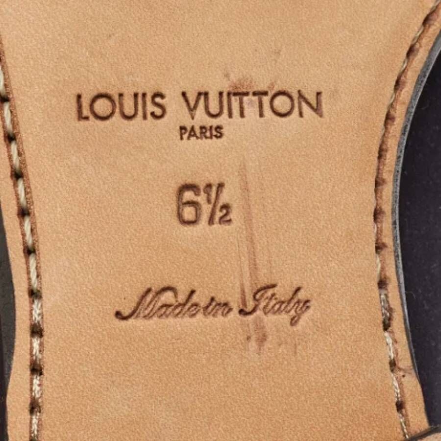 Louis Vuitton Vintage Pre-owned Suede flats Blue Heren