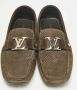 Louis Vuitton Vintage Pre-owned Suede flats Green Heren - Thumbnail 3
