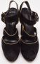 Louis Vuitton Vintage Pre-owned Suede sandals Black Dames - Thumbnail 3