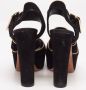 Louis Vuitton Vintage Pre-owned Suede sandals Black Dames - Thumbnail 5