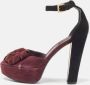 Louis Vuitton Vintage Pre-owned Suede sandals Black Dames - Thumbnail 2