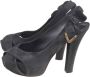 Louis Vuitton Vintage Pre-owned Suede sandals Black Dames - Thumbnail 3