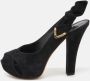 Louis Vuitton Vintage Pre-owned Suede sandals Black Dames - Thumbnail 2