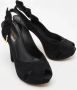 Louis Vuitton Vintage Pre-owned Suede sandals Black Dames - Thumbnail 4
