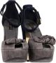 Louis Vuitton Vintage Pre-owned Suede sandals Blue Dames - Thumbnail 4