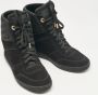 Louis Vuitton Vintage Pre-owned Suede sneakers Black Dames - Thumbnail 4