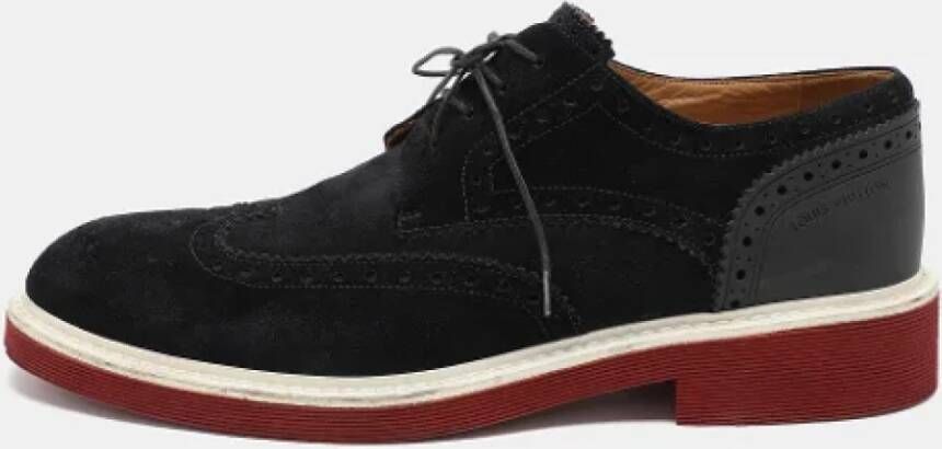 Louis Vuitton Vintage Pre-owned Suede sneakers Blue Heren