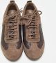 Louis Vuitton Vintage Pre-owned Suede sneakers Brown Dames - Thumbnail 3