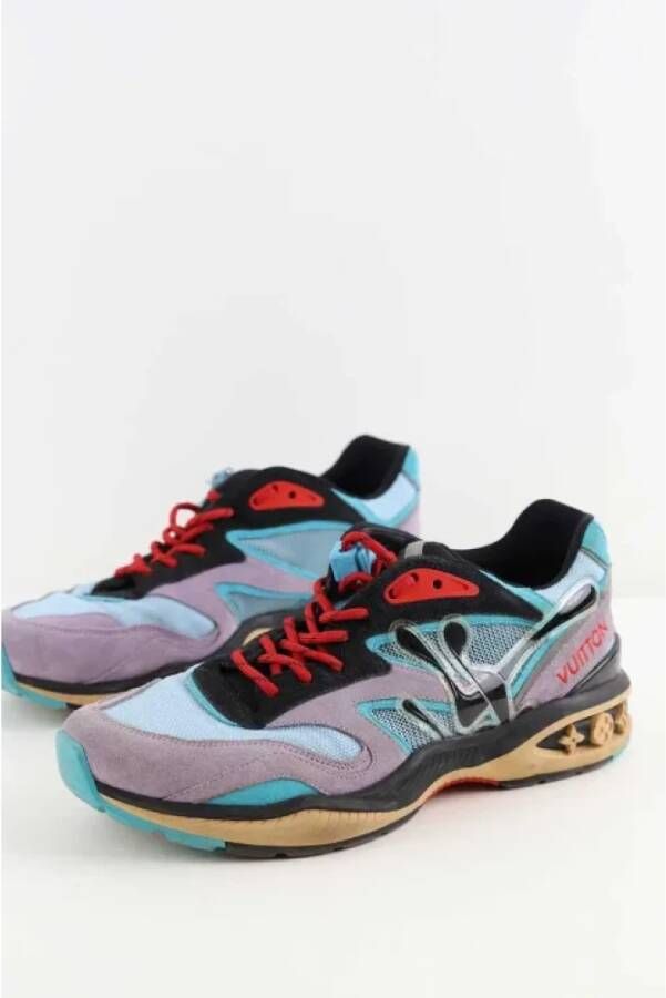 Louis Vuitton Vintage Pre-owned Suede sneakers Multicolor Heren