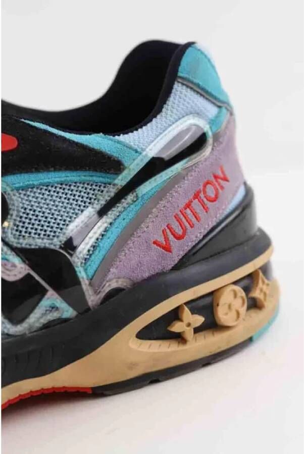 Louis Vuitton Vintage Pre-owned Suede sneakers Multicolor Heren