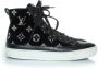 Louis Vuitton Vintage Pre-owned Velvet sneakers Black Dames - Thumbnail 4