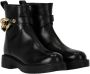 Love Moschino Enkellaarzen met hart amulet Zwart - Thumbnail 6
