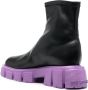 Love Moschino Enkellaarzen met chunky zool Zwart - Thumbnail 2