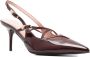 Love Moschino Bordeaux Ballerina's voor Vrouwen - Thumbnail 2
