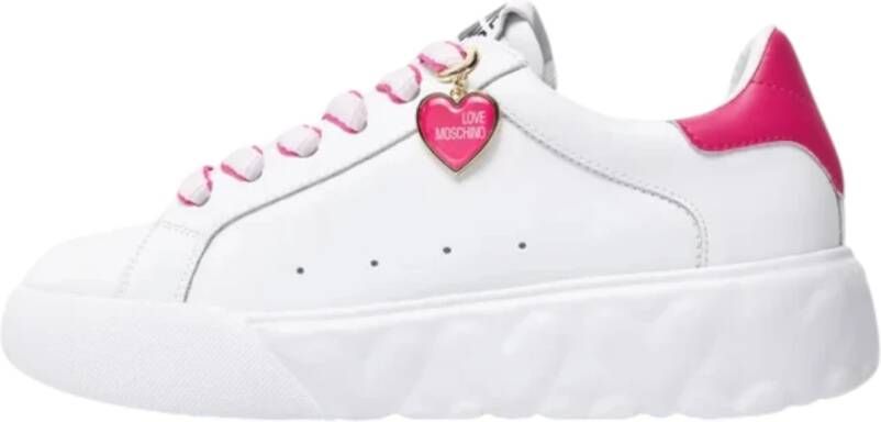 Love Moschino Casual Sneakers voor Dagelijks Gebruik White Dames