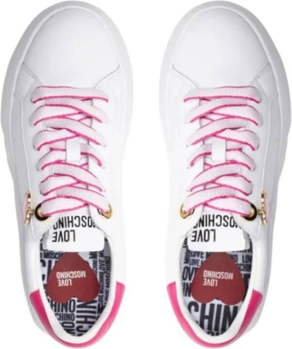 Love Moschino Casual Sneakers voor Dagelijks Gebruik White Dames
