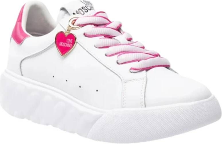 Love Moschino Casual Sneakers voor Dagelijks Gebruik White Dames