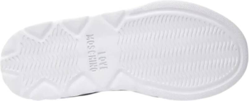Love Moschino Casual Sneakers voor Dagelijks Gebruik White Dames
