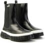 Love Moschino Regenlaarzen Sneakerd.gomma55 vit.nero nero-bian Zwart Dames - Thumbnail 5