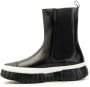 Love Moschino Regenlaarzen Sneakerd.gomma55 vit.nero nero-bian Zwart Dames - Thumbnail 6