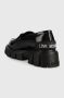 Love Moschino Dames leren mocassins Black Dames - Thumbnail 3