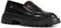 Love Moschino Zwarte leren mocassin met rubberen zool Black Dames - Thumbnail 16