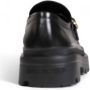 Love Moschino Zwarte Plain Moccasins met Rubberen Zool Black Dames - Thumbnail 6