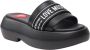 Love Moschino Effen Kleur Sandalen Black Dames - Thumbnail 2