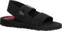 Love Moschino Effen Kleur Sandalen Black Dames - Thumbnail 4