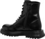Love Moschino Effen Veterschoenen met Ritssluiting Black Dames - Thumbnail 3