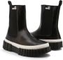 Love Moschino Chelsea laarzen met logoprint Zwart - Thumbnail 2