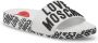 Love Moschino Dames Sliders uit de Lente Zomer Collectie Zwart Dames - Thumbnail 7