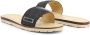 Love Moschino Sliders Lente Zomer Collectie Dames Sandalen Zwart Dames - Thumbnail 3