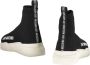 Love Moschino Gebreide Sok-achtige Sneakers Black Dames - Thumbnail 3