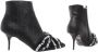 Love Moschino Glitter Zwarte Enkellaarzen Black Dames - Thumbnail 5