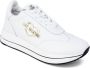 Love Moschino Witte platte schoenen met metalen logo White Dames - Thumbnail 6