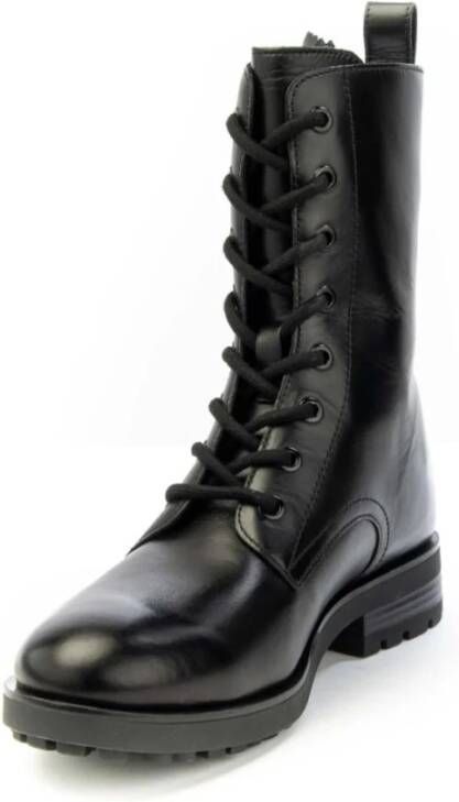 Love Moschino Stoere Veterschoenen voor Dames Zwart Dames