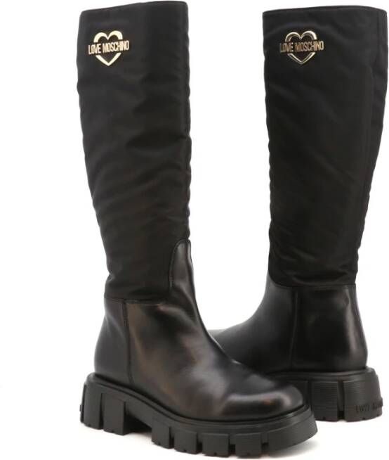 Love Moschino Hoge laarzen voor dames Stijl Ja26125G0Fia9 Zwart Dames