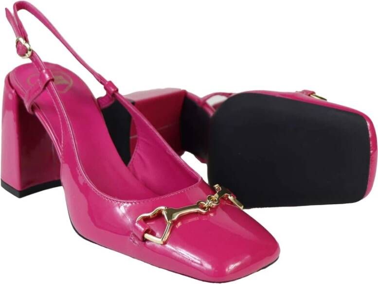 Love Moschino High Heel Sandals Roze Dames