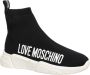 Love Moschino High-top sneakers Black Dames - Thumbnail 2
