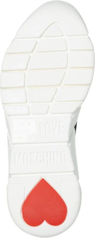 Love Moschino Hoge Top Sneakers Zwart Dames