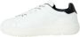Love Moschino Witte Leren Sneakers met Plateau en Brand Logo White Dames - Thumbnail 2