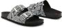 Love Moschino Leren Sliders voor Dames Lente Zomer Collectie Black Dames - Thumbnail 4