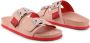 Love Moschino Leren Sliders voor Dames Lente Zomer Collectie White Dames - Thumbnail 6