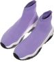 Love Moschino Paarse Logo Sokken Lichtgewicht Textiel Purple Dames - Thumbnail 4