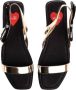 Love Moschino Platte sandalen Zwart Dames - Thumbnail 4