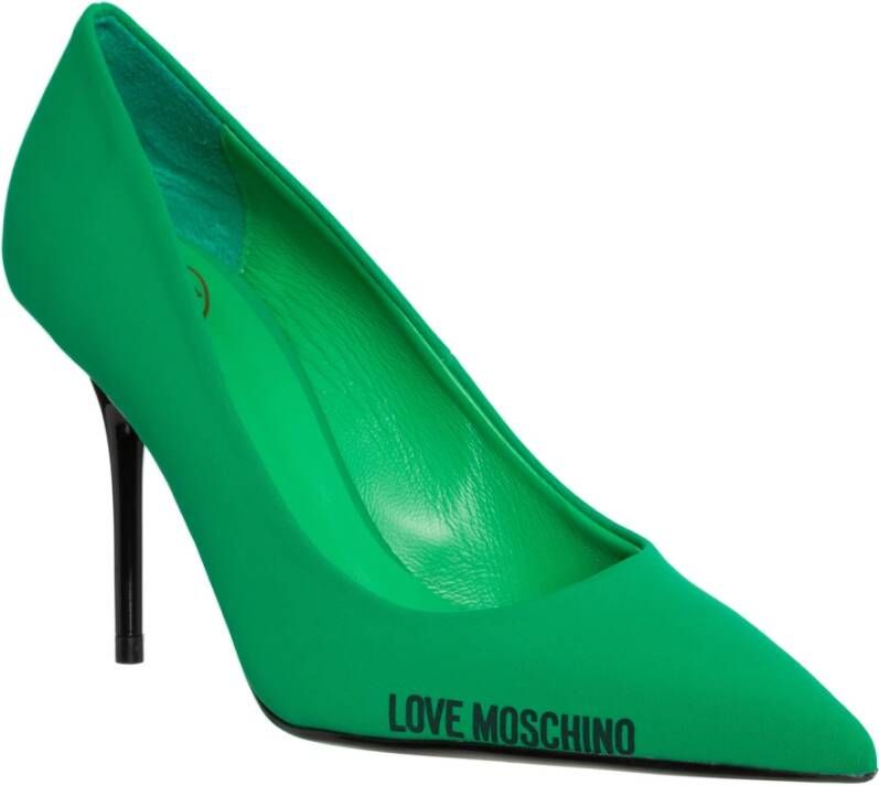 Love Moschino Verhoog stijl met hoge hakken Groen Dames