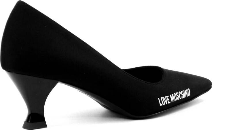 Love Moschino Lycra Nero Pumps Zwart Dames