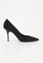 Love Moschino Klassieke Glamoureuze Pumps met Amandelvormige Neus Zwart Dames - Thumbnail 10